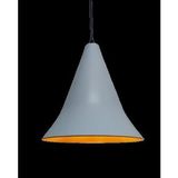 Mylights Retro Rustik Metal Sarkıt Avize Beyaz İçi Altın Tekli Avize