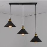 Mylights Retro Rustik Metal Sarkıt Avize Masa Üsütü Sıralı Sarkıt 60 cm En - Ahşap - 1
