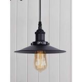 Mylights Retro Rustik Metal Sarkıt Avize Siyah 22 Cm En