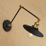 Mylights Retro Rustik Metal Üç Mafsalı Akrobat Aplik E27 Duylu 23 Cm En