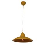 Mylights Retro Rustik Sarı İçi Sarı Metal Sarkıt
