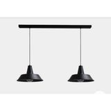 Mylights Retro Rustik Vintage Ikili Masa Üstğ Sıralı Avize 100CM Kasa - Ahşap