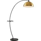 Mylights Retro Rustik Vintage Lambader Köşe Lambası Yerden Aydınlatma - Gri - Siyah