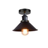 Mylights Retro Rustik Vintage Metal Avize Armatür 22 Cm En