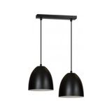 Mylights Retro Rustik Vintage Metal Sarkıt Sıralı Ikili Masa Üstü Avize 30 cm Taban - Ahşap - 1