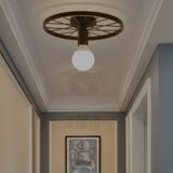 Mylights Retro Rustik Vintage Plofonyer Kafes Avize Armatür