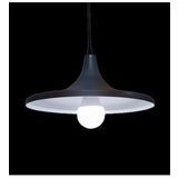Mylights Retro Siuah İçi Beyaz Metal Sarkıt Avize 27Cm En