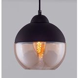 Mylights Retro Siyah Bal Cam Tekli Rustik Sarkıt 20 Cm