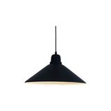 Mylights Retro Siyah Içi Sarı Metal Sarkıt Avize 37 cm - Ahşap - 1