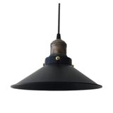 Mylights Retro Siyah Metal Sarkıt Avize 23 Cm