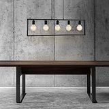 Mylights Retro Vintage Masa Üstü Metal Sarkıt Avize Rustik Sarkıt En 100 Cm