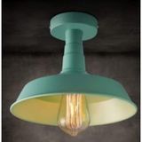 Mylights Retro Vintage Turkuaz Metal Plofonyer Tavan Armatür Avize