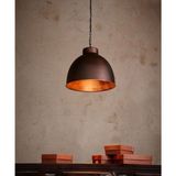Mylights Rustik Bakır Fırcanlanmış Metal Sarkıt Vintage Avize - 1
