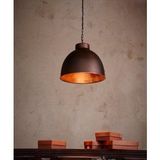 Mylights Rustik Bakır Fırcanlanmış Metal Sarkıt Vintage Avize