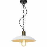 MYLİGHTS RUSTİK BEYAZ METAL SARKIT AVİZE 30 CM