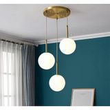 Mylights Rustik Sarkıt Avize Üçlü Avize Bronz Askılı Spor Tekli Avize Opal Camlı Eskitme Kaplama Salon Avize Opal