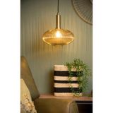 Mylights Rustik Tekli Bal Cam Sarkıt Avize Bronz Askılı Spor Tekli Avize Yatakbaşı sarkıt cam avize otel kafe masaüstü sarkıt avize yatak odası oturma odası sarkıt avize - Renkli