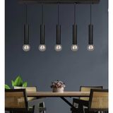 Mylights Rustik Vintage Beşli 1mrt Masa Üstü E27 Duylu Avize - Renkli