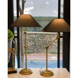 Mylights Rustik Vintage Retro Masa Lambası Abjur Mafsalı Hareketli Diğer