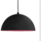 Mylights Siyah Içi Kırmızı Metal Sarkıt Avize 40 cm - 1
