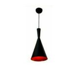 Mylights Siyah İçi Kırmızı Metal Sarkıt Avize B03