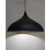 Mylights Siyah İçi Siyah Metal Sarkıt Avize 43 Cm Rustik Avize