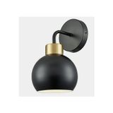 mylights siyah spot tekli kure aplikampullu duvar aplik 2700k gu10 duylu