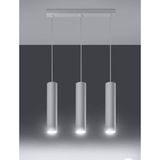 Mylights Spor Modern LED Avize Masa Üstü Sıralı Beyaz Işık Ampul Dahildir LED Avize - Ahşap - 1