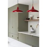 Mylights Tek Fiyatıdır Metal Kırmızı Sarkıt Avize Modern Spor Avize 35cm Salon Mutfak Koridor Cafe Restorant Yatak Odası