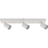 Mylights Üçlü 60 cm Sıralı Gün Işığı Ampullü LED Avize Hareketli Başlık - Beyaz - 3