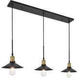 Mylights Üçlü Masa Üstü Sarkıt Avize 120 cm - 3 - Siyah