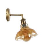 Mylights Vinatge Rustik Retro Bal Camlı Hareketli Aplik