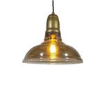 Mylights Vintage Bal Cam Rustik Tekli Sarkıt Avize En 30 Cm