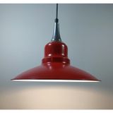 MYLİGHTS VİNTAGE KRIMIZI GÜMÜŞ ASKILI METAL SARKIT AVİZE