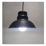 Mylights Vintage Metal Sarkıt Avize Siyah İçi Beyaz