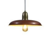 Mylights Vintage Retro Rustik Bakır İçi Beyaz Metal Sarkıt Avize