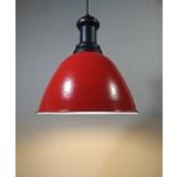 MYLİGHTS VİNTAGE RETRO RUSTİK KIRMIZI METAL SARKIT AVİZE SİYAH ASKILI