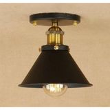 Mylights Vintage Retro Rustik Plofonyer Tavan Avize Armatür En 18CM - Ahşap
