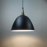MYLİGHTS VİNTAGE RETRO RUSTİK SİYAH İÇİ BEYAZ BRONZ ASKILI TEKLİ SARKIT AVİZE