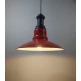 Mylights Vintage Retro Rustk Metal Kırmızı Sarkıt Avize Siyah Askılı