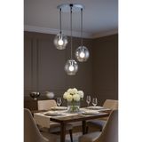 MYLUX AYDINLATMA VE TASARIM BENNA MODERN KROM SARKIT TOP CAMLI AVİZE SALON - YATAK ODASI - HOL
