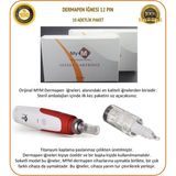 Mym 10 Adet 12 Pin Dermapen İğnesi Beyaz Soketli İğne