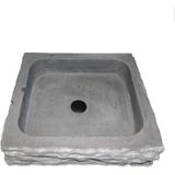 Mym Antrasit Bazalt Dışı Patlatma Kare Lavabo