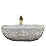 Mym Gri Mermer Dışı Mucartalı Özel Tasarım Lavabo