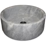 Mym Gri Mermer Silindir Lavabo