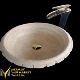 Mym Mermer Yapı Market Traverten Dışı Oluk Patlatma Çanak Lavabo