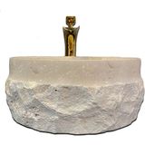 Mym Traverten Dışı Doğal Patlatma Modern Lavabo