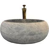 Mym Tundra Gri Bombeli Lavabo