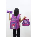 Mymelody Kız Çocuk 3 Lü Okul Çanta Seti Sevimli Tasarımlı Sırt Çantası Beslenme Çantası Kalemlik