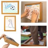 Myminibaby Ahşap Oyuncak Etkinlik Resim Çerçeve Artbox - Kayın Ağacı